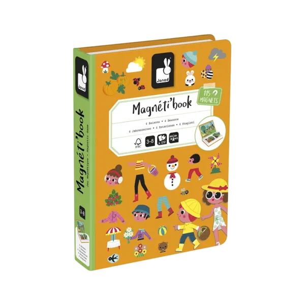 Janod | Magnetibook 4 seizoenen