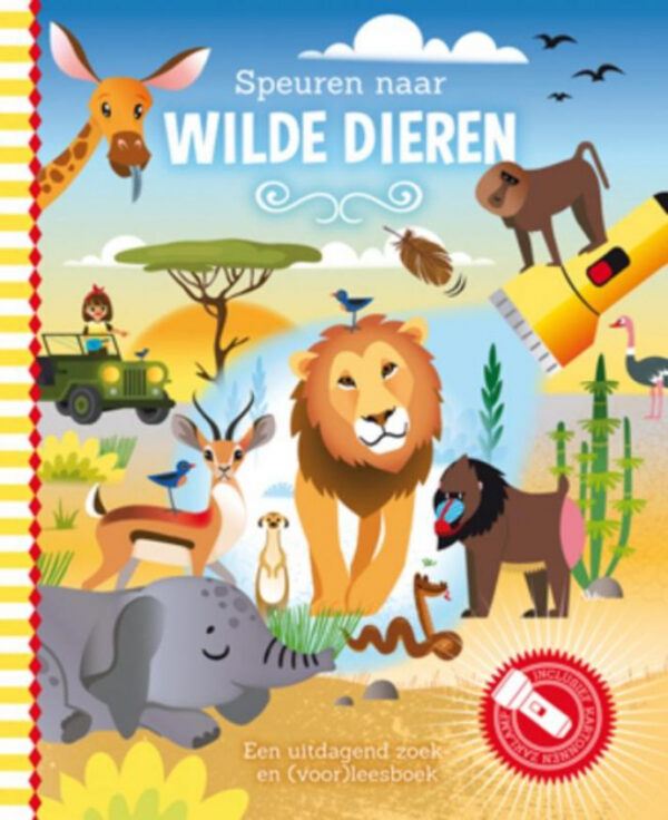 Zaklampboek | Speuren naar wilde dieren