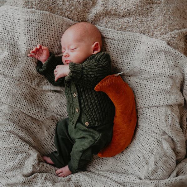 Barefootbaby | Comfy Luna Soft rib cognac