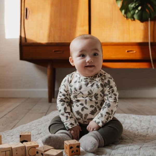 Petit piao | Romper lange mouw oak leaf