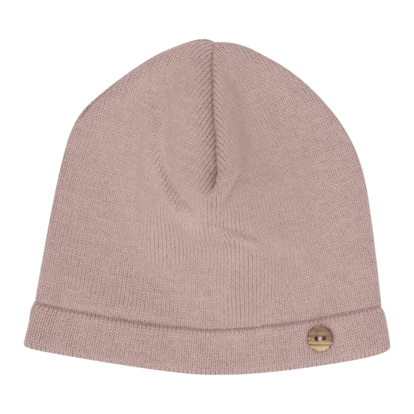 Klein baby | Knitted mutsje oud roze