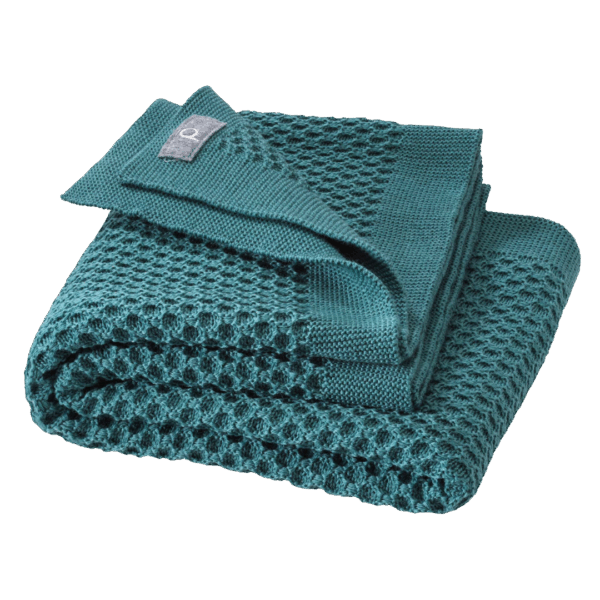 Disana | wollen baby deken honeycomb eucalyptus