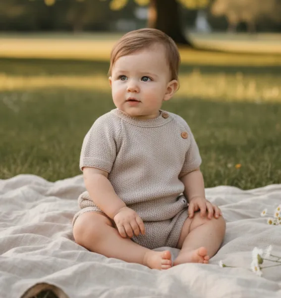 Klein baby | Knitted t-shirt