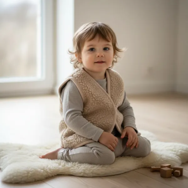 Alwero | Baby vest Lulu light brown