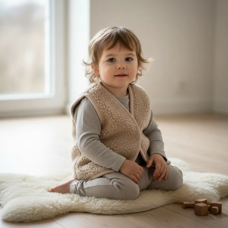 Alwero | Baby vest Lulu light brown