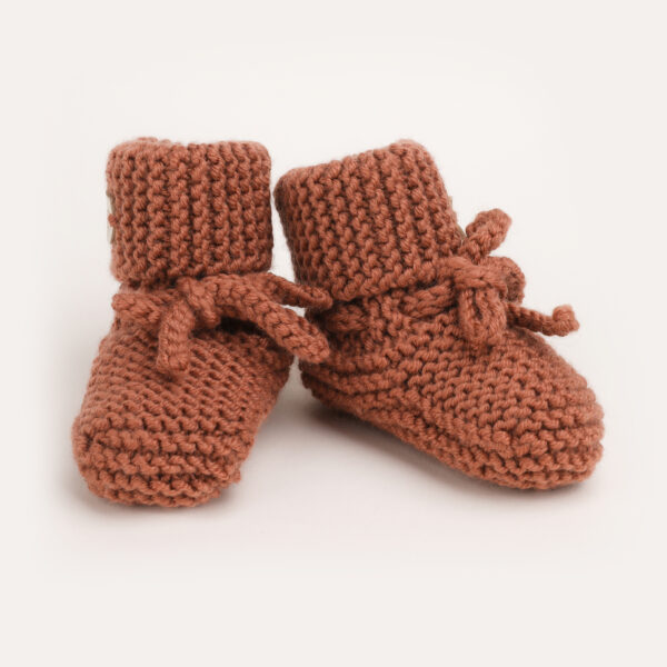 Softie | Merino wollen babyslofjes ceder 0-6 maanden