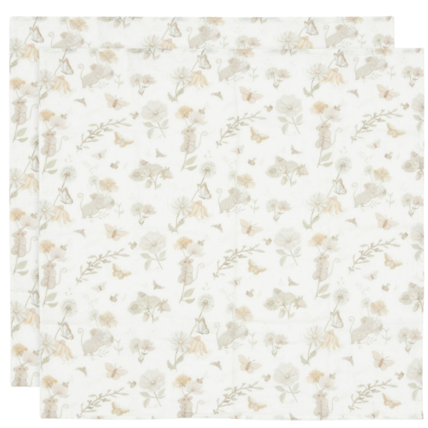 Jollein | Hydrofiele doek tiny dreamy mouse 115x115cm