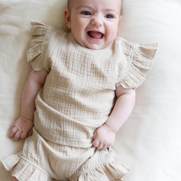 Klein baby | T-shirt ruffle mousseline