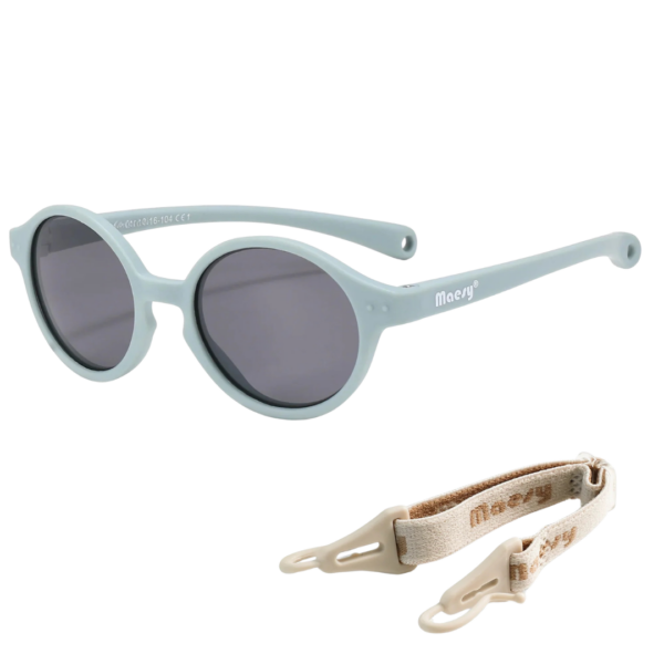 Maesy | Zonnebril Noah 0 tm 2 jaar licht blauw