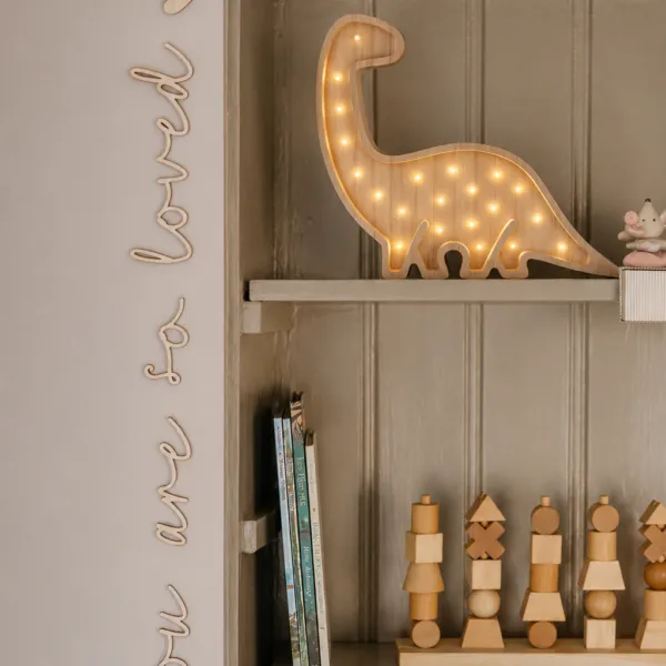 Dino diplodocus lamp